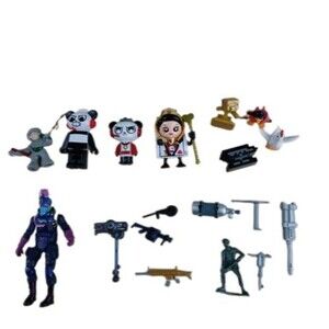 Ryans World Fgteev Queen of Tacos Fortnite Mine Craft Toy Lot Action Figures